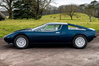 5万7500ポンド（邦貨換算約1080万円）で落札されたマセラティ「メラクSS」（C）Bonhams