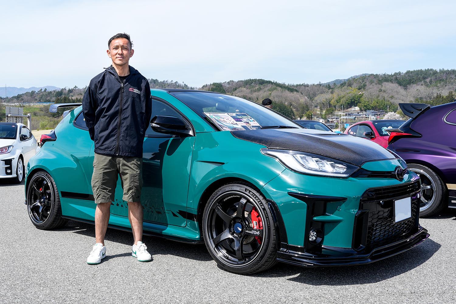 こうです　Project μ SCR GRヤリス 新品フロントグリーン Project μ SCR GRヤリス 新品未開封フロントグリーン