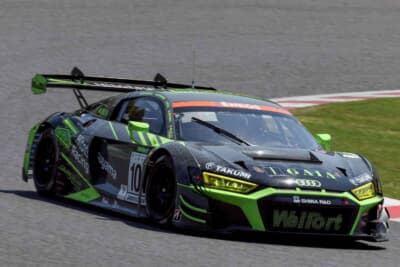 101号車Hitotsuyama Audi R8 LMS（鈴木建自選手／小川颯太選手／ジェームス・プル選手／猪爪杏奈選手）
