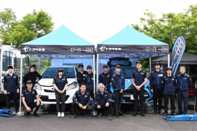 地方戦とラリチャレをノアとヤリスの2台体制で参戦をしていくトヨタ車体チーム