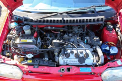 ホンダ トゥデイ：マフラーを口径が大きなものに交換しているが、エンジンや燃料供給装置はノーマルのまま