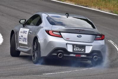 スバル ZD型 BRZ：SUBARU Sport Drive e-Tuneは、A〜C型オーナーにもこのような走る楽しさをさらに味わえるように設定された
