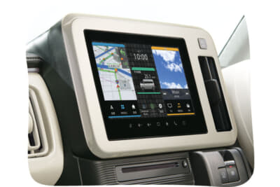 スズキ ワゴンR スマイル クリームコーデ：ベージュのオーディオガーニッシュを採用