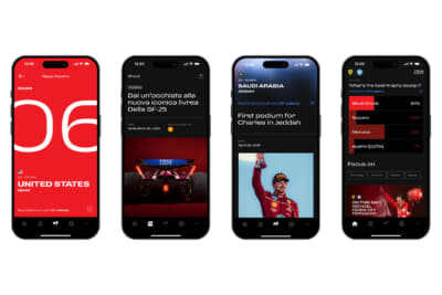 スクーデリア・フェラーリHPのモバイル・アプリに追加されたレース・センター、イタリア語対応、レース要約、ファン投票などの新機能