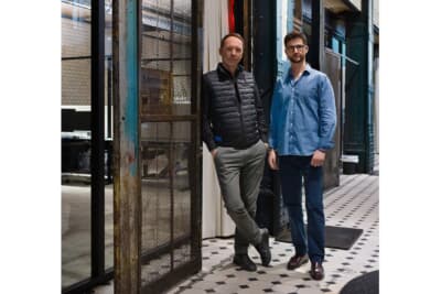 ブガッティのデザインディレクター、フランク・ハイル氏と、エクステリアチーフデザイナー兼ベルリンスタジオ責任者のヤン・シュミット氏
