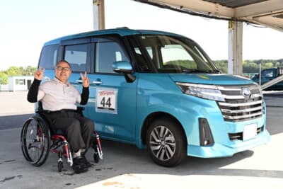 今回初参加となった金栗 聡さん。事故による脊髄損傷で車いす生活を余儀なくされている