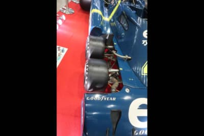 ティレルP34 フォード：フロントホイールを小径の4輪化する当初の目的は、空気抵抗の低減だった