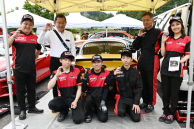 全日本ラリー選手権に参戦する「D-SPORTレーシングチーム」とは全く異なる布陣でラリー活動を展開する「D-SPORTチャレンジチーム」