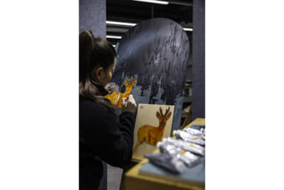 昼・夕方・夜という3つの時間帯における自然の美を3連作(トリプティク)として描き出している