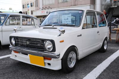 三菱 4代目 ミニカ：入手した当初は完全にノーマルの状態だったという