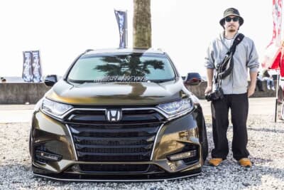 2019年式のホンダ CR-Vとオーナーの芳賀さん