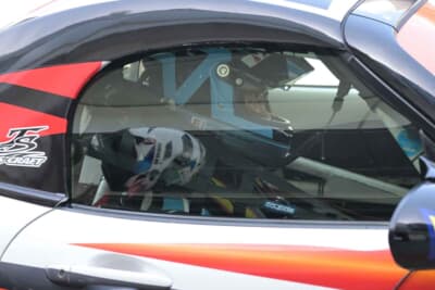 緊張をしながらコースイン