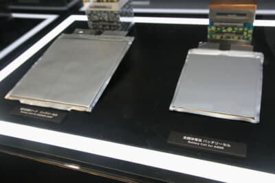 日産は全固体電池を展示した