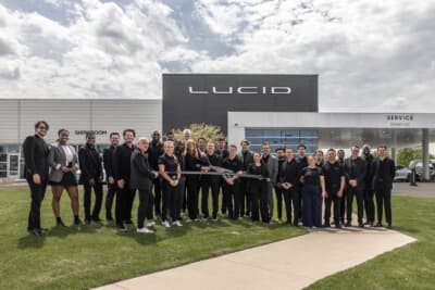 米国シリコンバレーに本拠地を置くルシッドはアメリカ、カナダに33の販売拠点を置く電気自動車メーカー