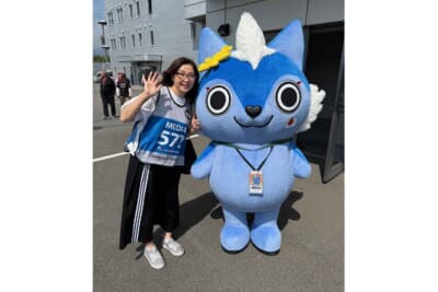 チェカと記念撮影