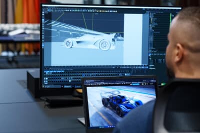 エクステリアデザイン、カラーとトリム、3Dモデリングは、ベルリンのデザインチームの主な分野となる