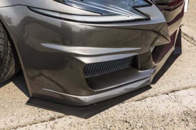 ホンダ オデッセイ：フロントはリップスポイラーを追加している