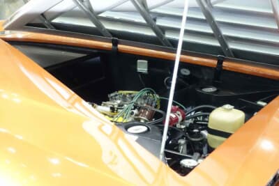 ランチア ストラトス ゼロ:エンジンはフルヴィアと同じ狭角V型4気筒を縦置き搭載