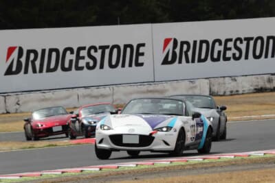 マツダ ロードスター：バトルも多く経験を得ることができた1戦になった