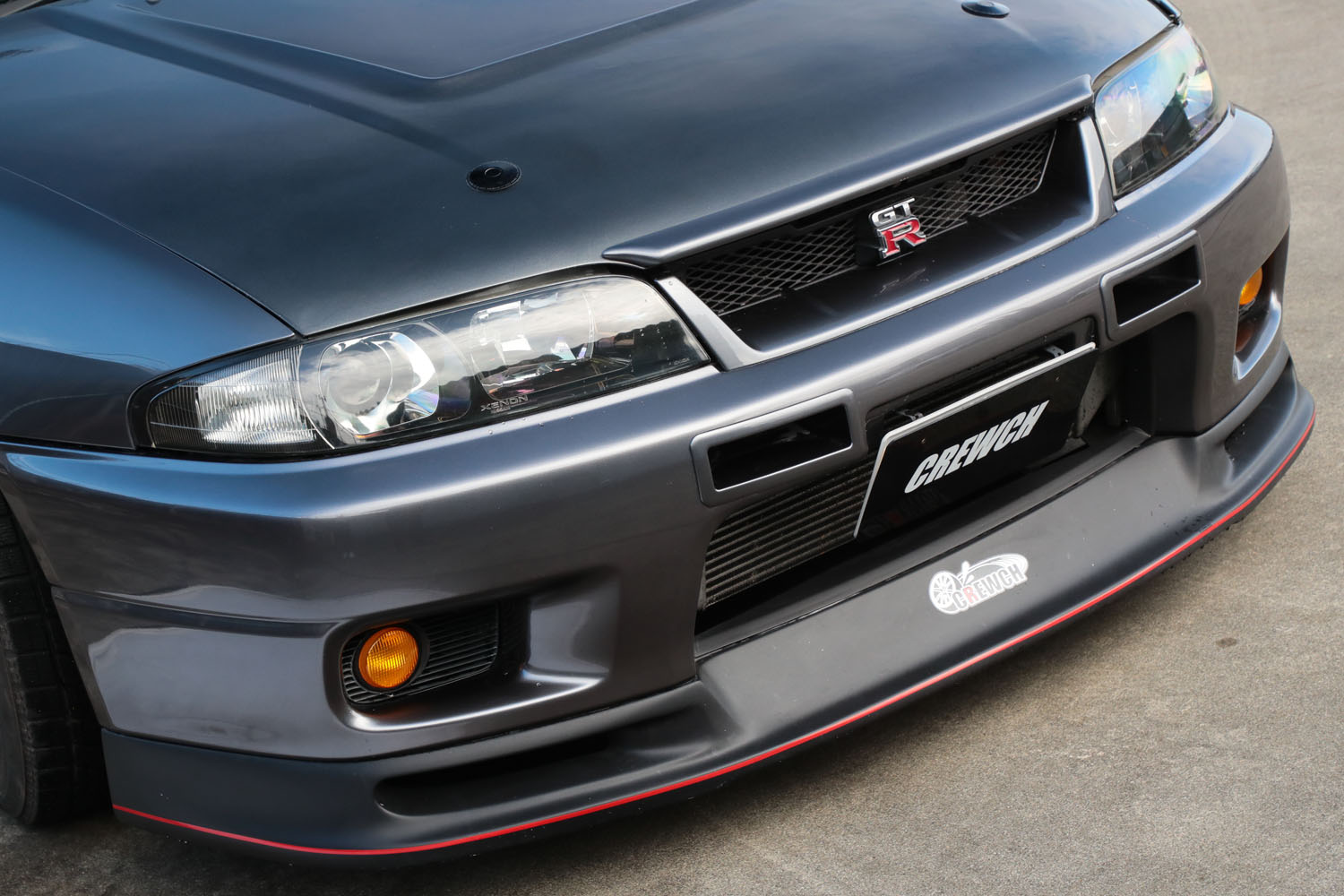 【未使用 美品】日産 R33 スカイラインGT-R ホイール型 灰皿 小物入れ アオシマ 1/32 ザ・スナップキット No.15-SP1 ニッサン R33
