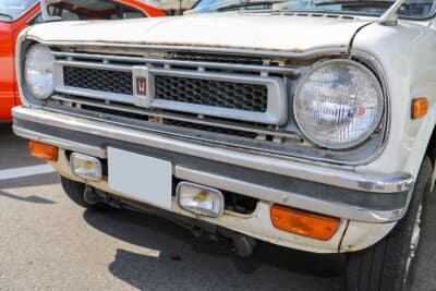 ホンダ 初代 ライフ：サビや傷などがそのまま残されている。「できるだけ純正状態で乗り続けたい」というのがオーナーである“しゅー”さんの想い