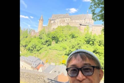 ヴィアンデン城と著者