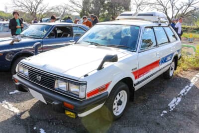 スバル 2代目 レオーネ ツーリングワゴン:購入時の総走行距離は10万5000kmで、現在は13万kmとのこと。ミッションマウントとリンケージブッシュは交換済み