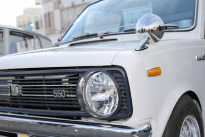 三菱 4代目 ミニカ：ボディ各部はしっかりと修理、レストアされている