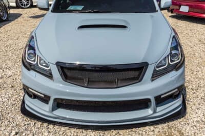 スバル BR型 レガシィ:フロントバンパーはブランド失念とのことだが、おそらくリベラル製と思われる社外品