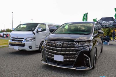 アクシススタイリングは、純正以上の乗り心地を追求したパーフェクトダンパーサスペンション装着車を展示