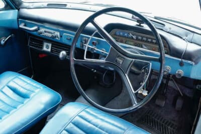 ボルボ アマゾン122S：すこぶる良い状態でオリジナルの状態を保っているインパネ、走行距離は約4万8000kmだ