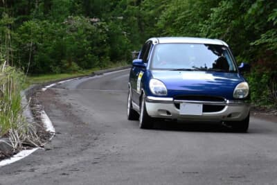 ターマックラリーは初めてということだったが「無理をせずがんばります」とコメント
