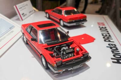 タミヤは、2代目ホンダ プレリュードのプラモデルを7月に再版予定だ