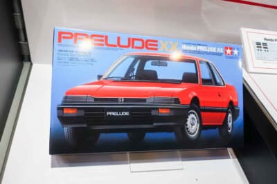 2代目ホンダ プレリュードのプラモデルをタミヤは7月に再版予定だ