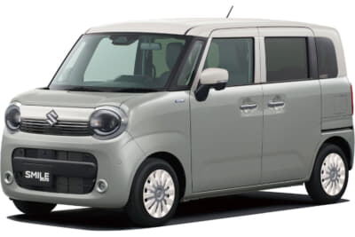 スズキ ワゴンR スマイル クリームコーデ：ボディカラーはモスグレーメタリック