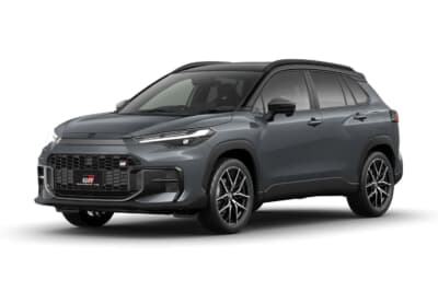 トヨタ カローラ クロス GRスポーツ：エクステリアカラーはブラック×アッシュ