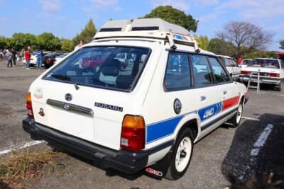 スバル 2代目 レオーネ ツーリングワゴン:フロントスタビライザーブッシュ、テンションロッドブッシュ、リアデフサポートブッシュ、フロントディスクローター&パッド、リアブレーキシューも交換している