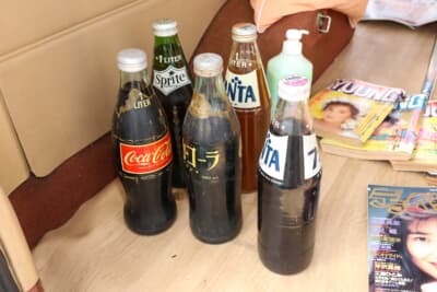 ファンタやスプライト、コカ・コーラといった未開封の瓶シリーズ。全種類コンプリートしている