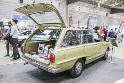 日産 スカイライン バン：リアゲートが大きく開くので、使い勝手のよさは抜群。往時には、はたらくクルマとして活躍した