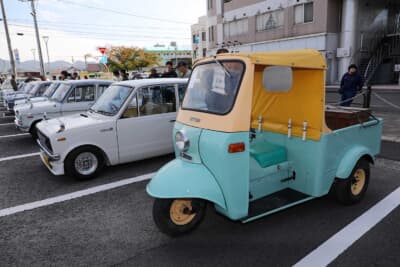 オート三輪として唯一の参加となったダイハツ ミゼット