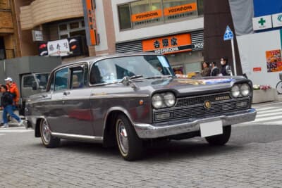 日産 セドリック スペシャル:第26回高輪交通安全フェア 品川クラシックカーレビューイン港南に参加した