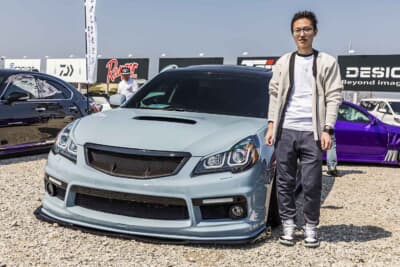 2009年式のスバル BR型 レガシィ Sパッケージとオーナーの風見さん