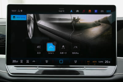 VW パサートeTSIエレガンス:今回、ドライビングプロファイル機能はエコモードで走行した