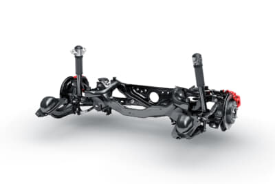 トヨタ カローラ クロス GRスポーツ：専用チューニングサスペンション（リア／ブレーキキャリパー装着時のイメージ）