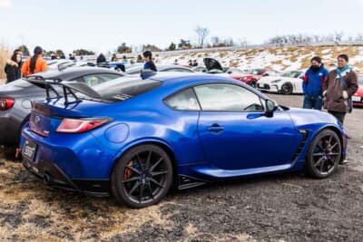 スバル BRZ STIスポーツ：サスペンションはHKSのハイパーマックスで、じつは以前乗っていた先代BRZに装着して気に入ったので、カンサイサービスでオーバーホール＆リセッティングして装着している