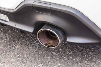 トヨタ GR86：リアバンパーはワンオフでダクト加工を施したスペシャル。見た目の雰囲気が変わるだけでなく、実際にマフラーの排熱にも効果があるそうだ