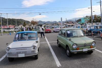 1988年12月まで、軽自動車の企画は全長3.2m×全幅1.4m×全高2.0mだったため、普通サイズの駐車枠でも充分な広さに