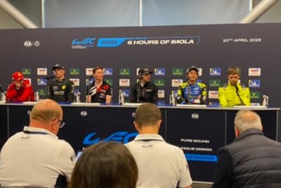 レースウィークを迎えるにあたっての記者会見の様子