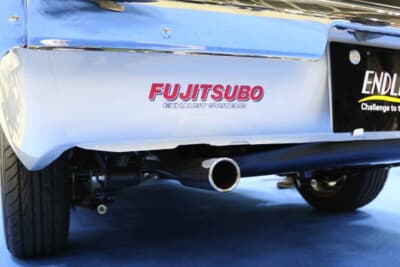 日産 サニークーペ1200 GX-5：FUJITSUBOの排気システムを装備