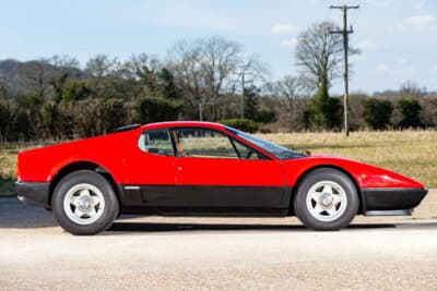 17万2500ポンド（邦貨換算約3240万円）で落札されたフェラーリ「512BB」（C）Bonhams